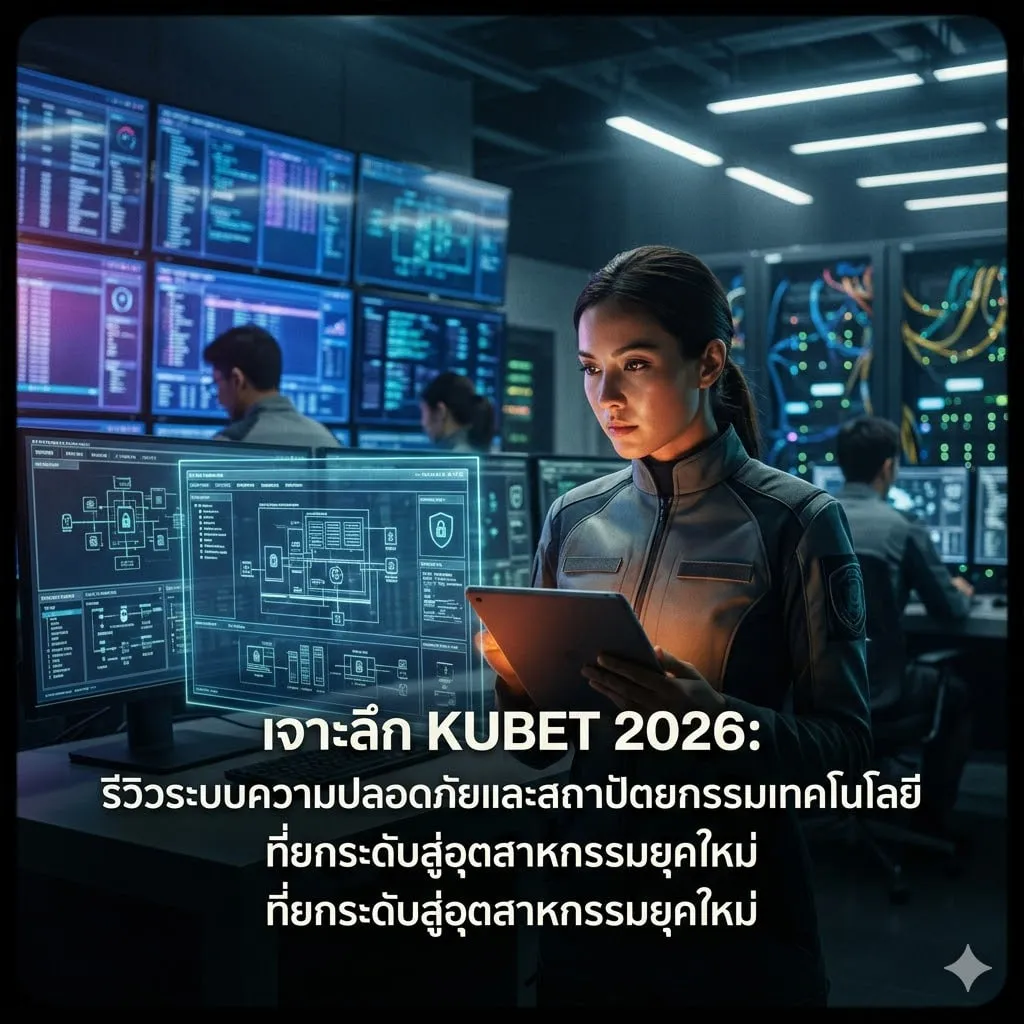 เจาะลึก KUBET 2026: รีวิวระบบความปลอดภัยและสถาปัตยกรรมเทคโนโลยีที่ยกระดับสู่อุตสาหกรรมยุคใหม่