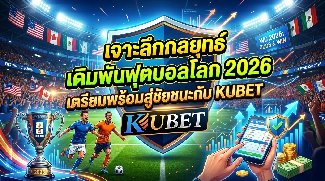 เจาะลึกกลยุทธ์เดิมพันฟุตบอลโลก 2026: เตรียมพร้อมสู่ชัยชนะกับ KUBET